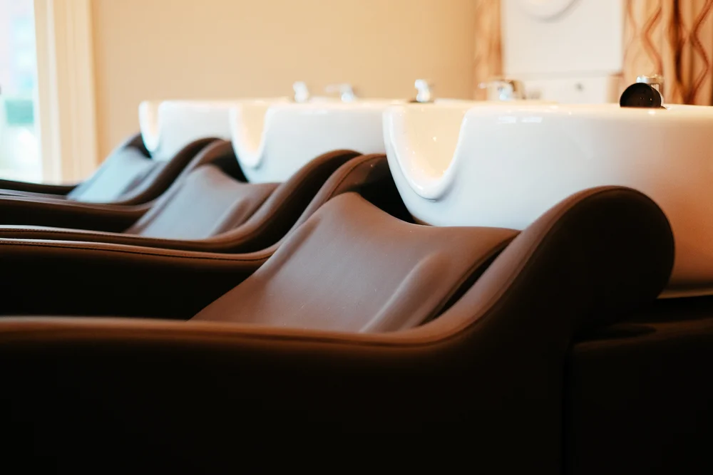 Shampoo chairs at Mane Street salon